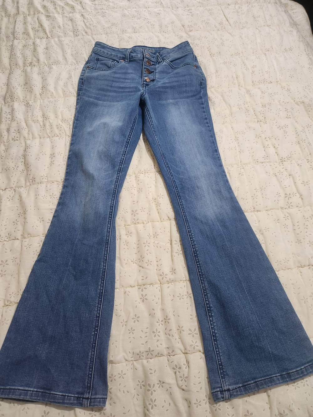 Maurices Light-Mid Blue Flare Jeans